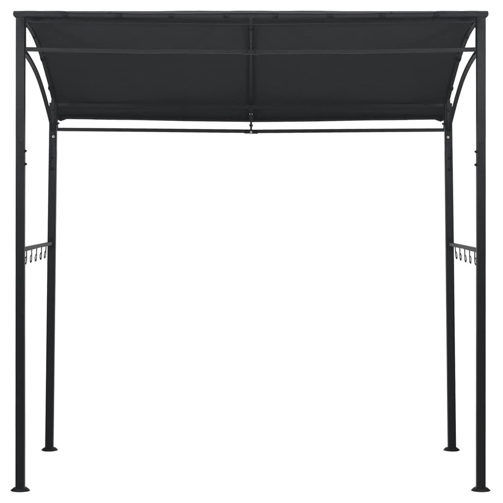 vidaXL Κιόσκι Ψησταριάς Ανθρακί 215 x 150 x 220 εκ. Ατσάλινο