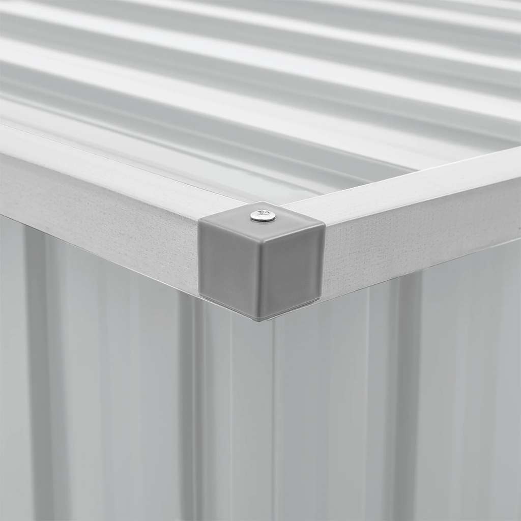 vidaXL Μπαούλο Αποθήκευσης Κήπου Γκρι 109 x 67 x 65 εκ.