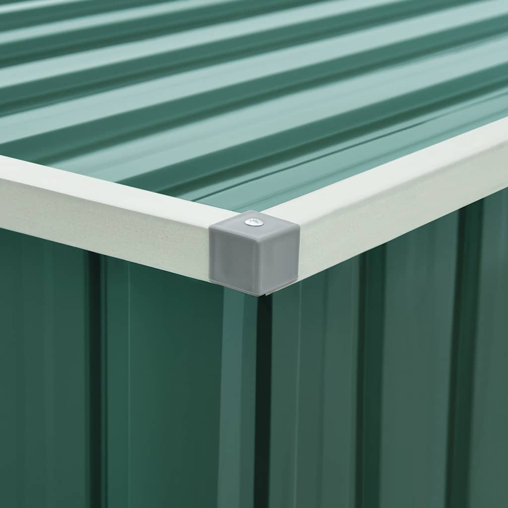 vidaXL Μπαούλο Αποθήκευσης Κήπου Πράσινο 171 x 99 x 93 εκ.