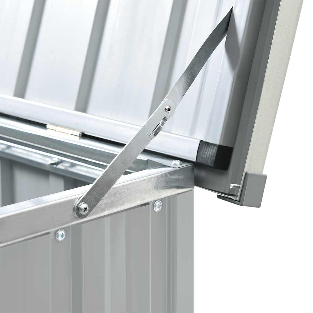 vidaXL Μπαούλο Αποθήκευσης Κήπου Γκρι 171 x 99 x 93 εκ.