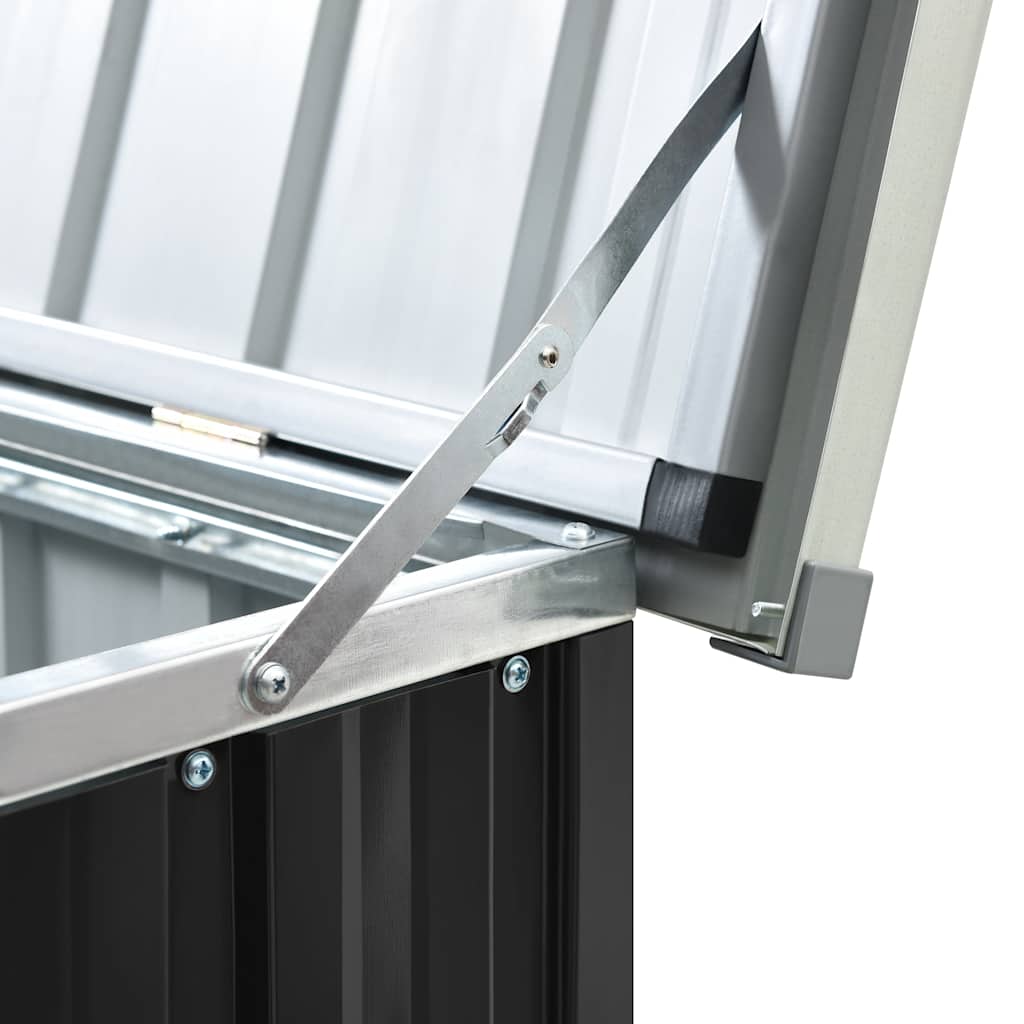 vidaXL Μπαούλο Αποθήκευσης Κήπου Ανθρακί 171 x 99 x 93 εκ.