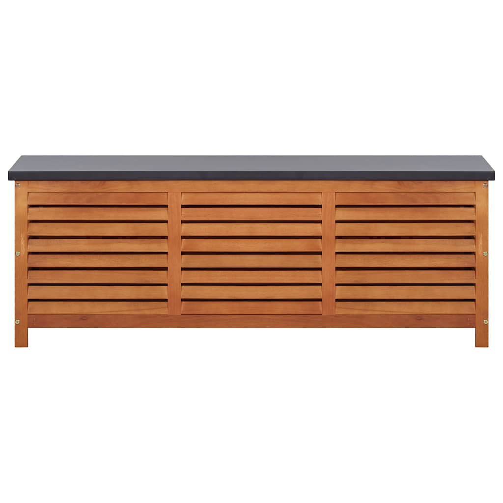 vidaXL Μπαούλο Αποθήκευσης Κήπου 150x50x55 εκ. Μασίφ Ξύλο Ευκαλύπτου