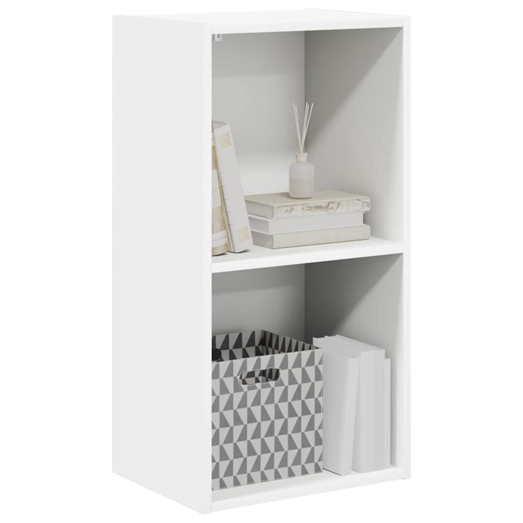 vidaXL Βιβλιοθήκη Λευκό 40x30x76,5 cm Ξύλινη κατασκευή