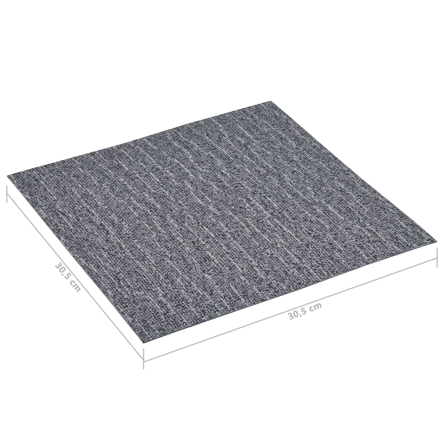 vidaXL Πλάκες Δαπέδου 5,11 τ.μ. 55 pcs PVC Λευκό και Γκρι
