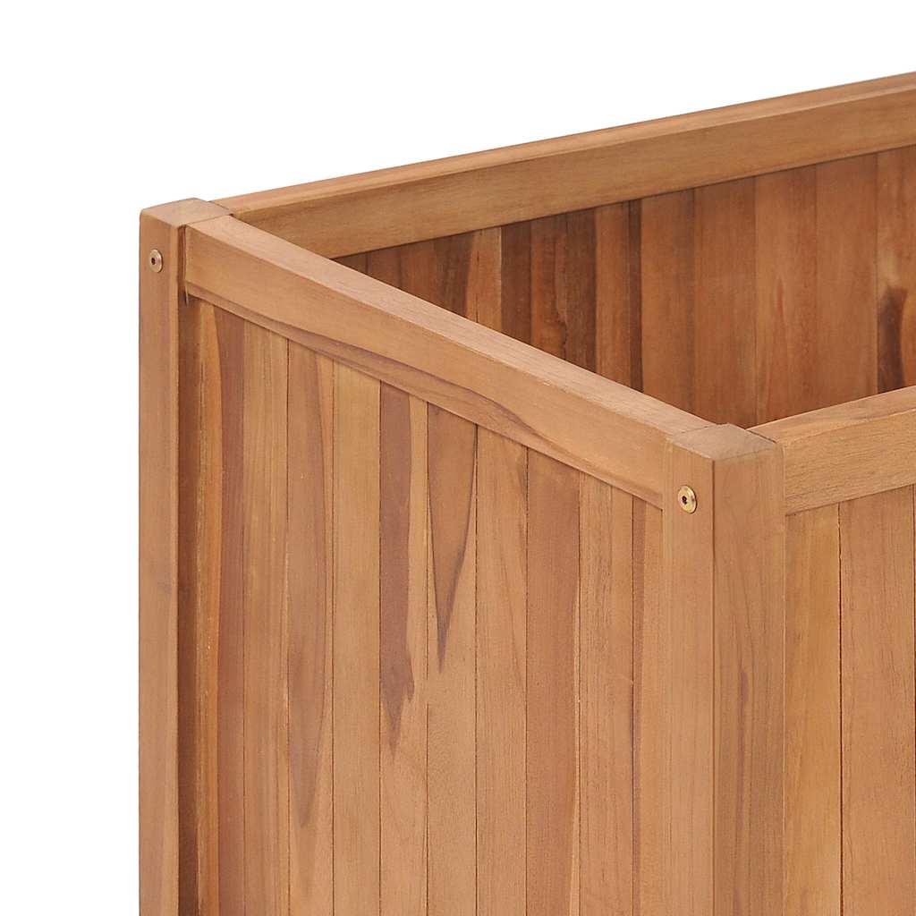vidaXL Ζαρντινιέρα Υπερυψωμένη 150 x 50 x 70 εκ. από Μασίφ Ξύλο Teak