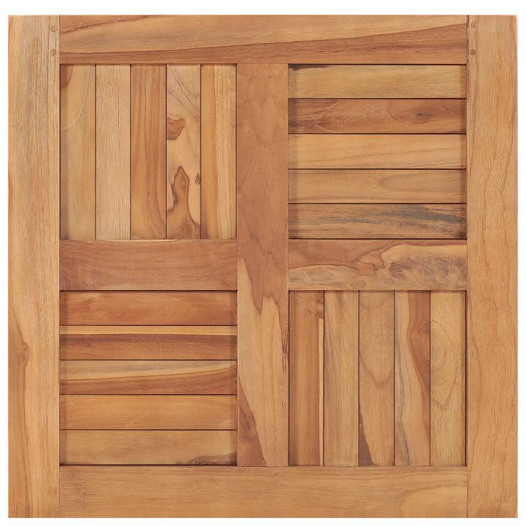 vidaXL Επιφάνεια Τραπεζιού 60 x 60 x 2,5 εκ. Μασίφ Ξύλο Teak