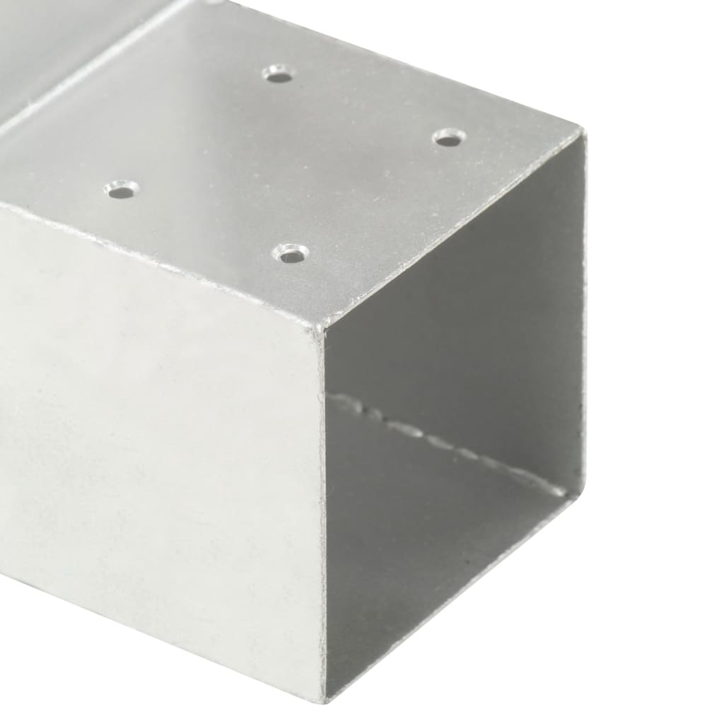 vidaXL Σύνδεσμος Στύλου Σχήματος L 101x101 χιλ. από Γαλβανισμ. Μέταλλο