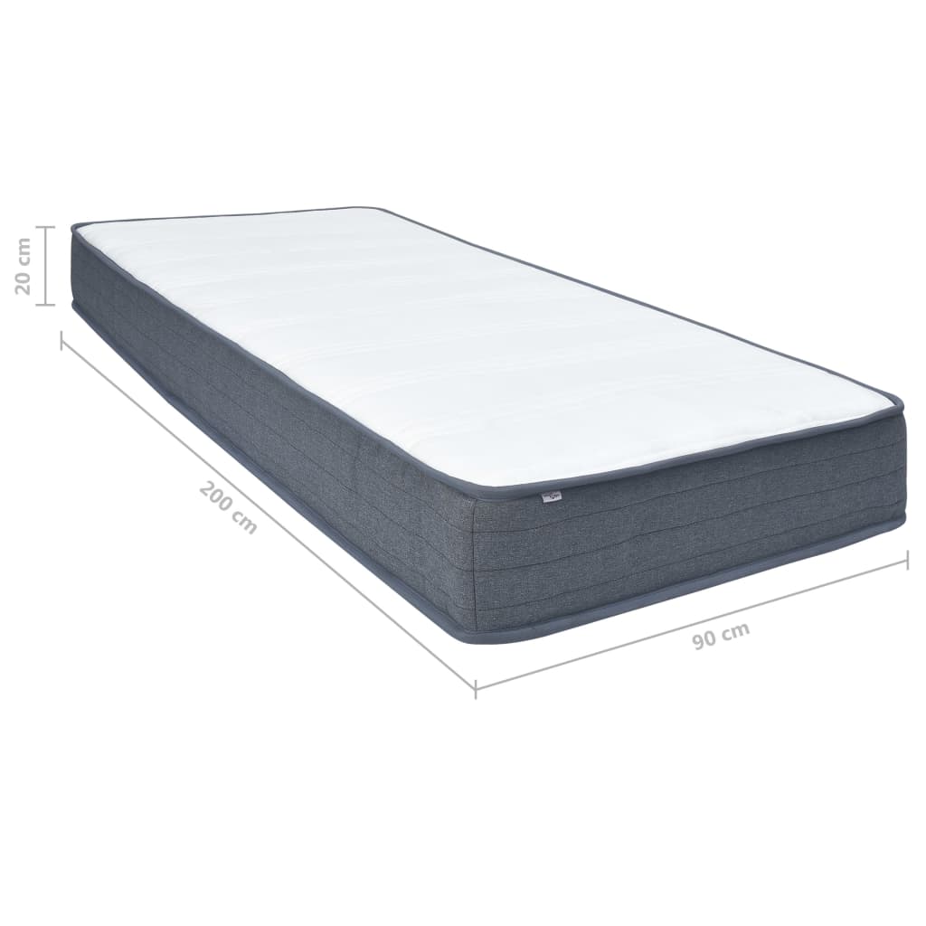 vidaXL Στρώμα για Κρεβάτι Boxspring 200 x 90 x 20 εκ.