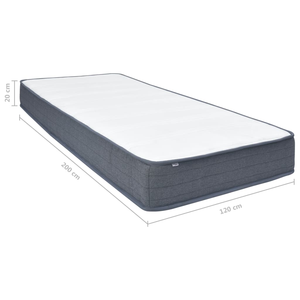 vidaXL Στρώμα για Κρεβάτι Boxspring 200 x 120 x 20 εκ.