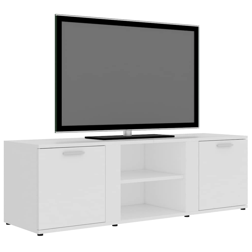 vidaXL Έπιπλο Τηλεόρασης Λευκό 120 x 34 x 37 εκ. από Επεξ. Ξύλο