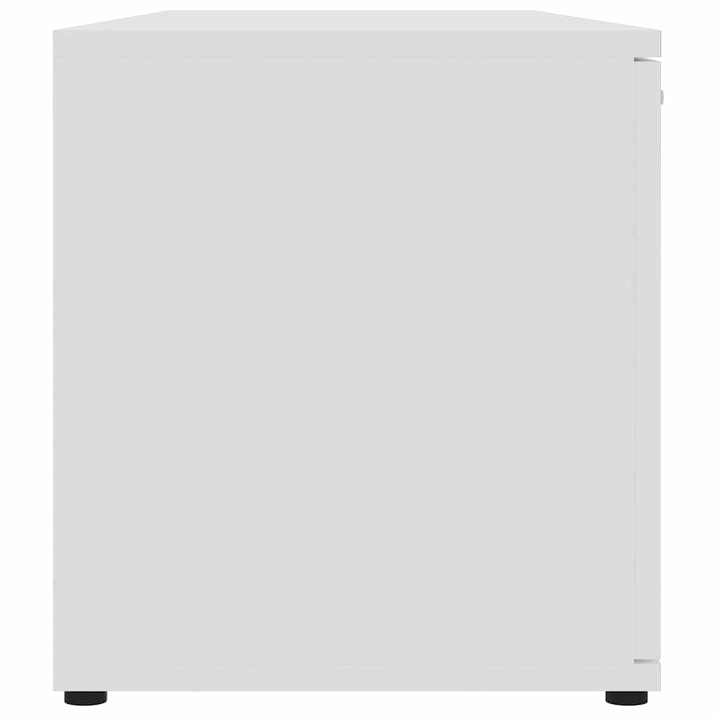 vidaXL Έπιπλο Τηλεόρασης Λευκό 120 x 34 x 37 εκ. από Επεξ. Ξύλο