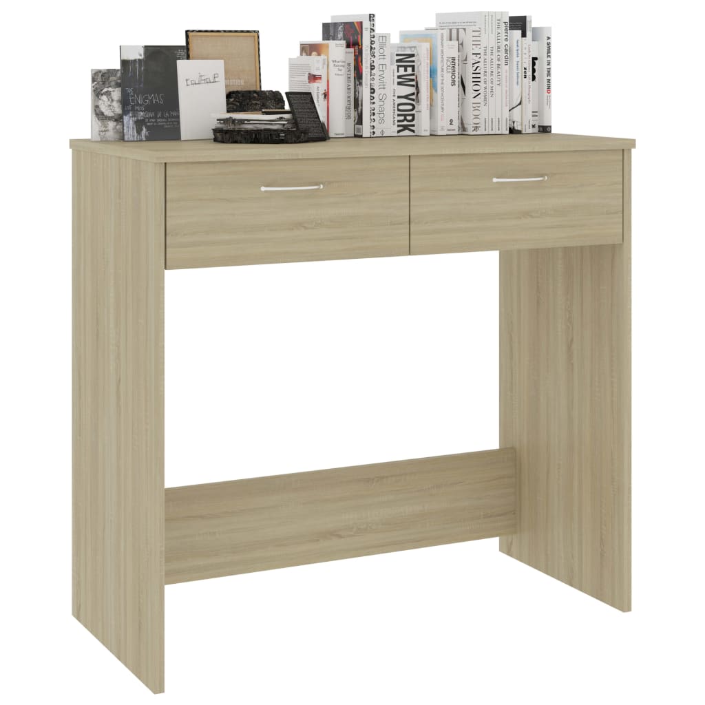 vidaXL Γραφείο Χρώμα Sonoma Δρυς 80 x 40 x 75 εκ. από Επεξ. Ξύλο