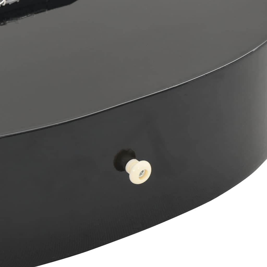 vidaXL Κλασική Κιθάρα για Αρχάριους Μαύρη 4/4 39'' από Ξύλο Φιλύρας