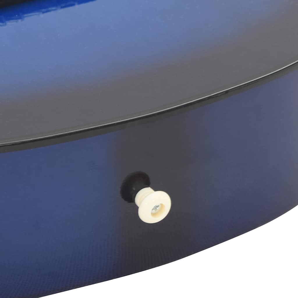 vidaXL Κλασική Κιθάρα Σετ 8 Τεμαχίων για Αρχάριους Μπλε 1/2 34''