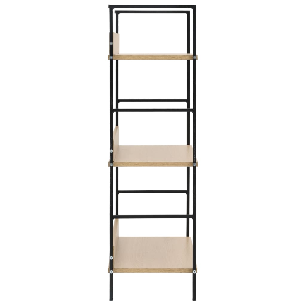 vidaXL Ραφιέρα 3 Επιπέδων Δρυς 60x27,6x90,5 εκ. Επεξεργασμένο Ξύλο