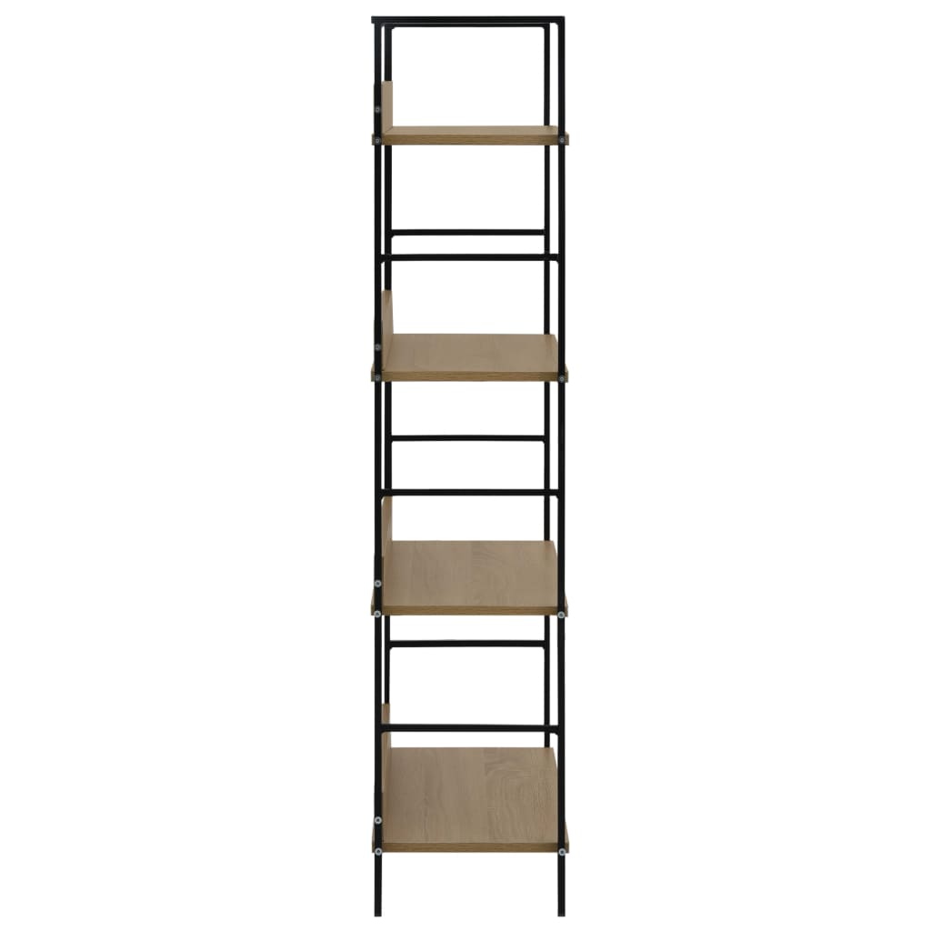 vidaXL Ραφιέρα 4 Επιπέδων Δρυς 60x27,6x124,5 εκ. Επεξεργασμένο Ξύλο