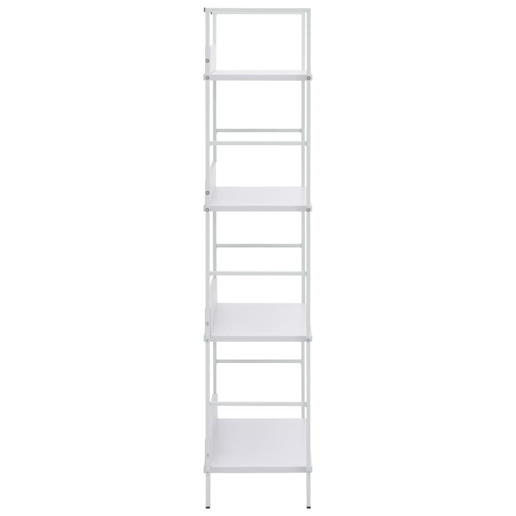 vidaXL Ραφιέρα 4 Επιπέδων Λευκή 60x27,6x124,5 εκ. Επεξεργασμένο Ξύλο