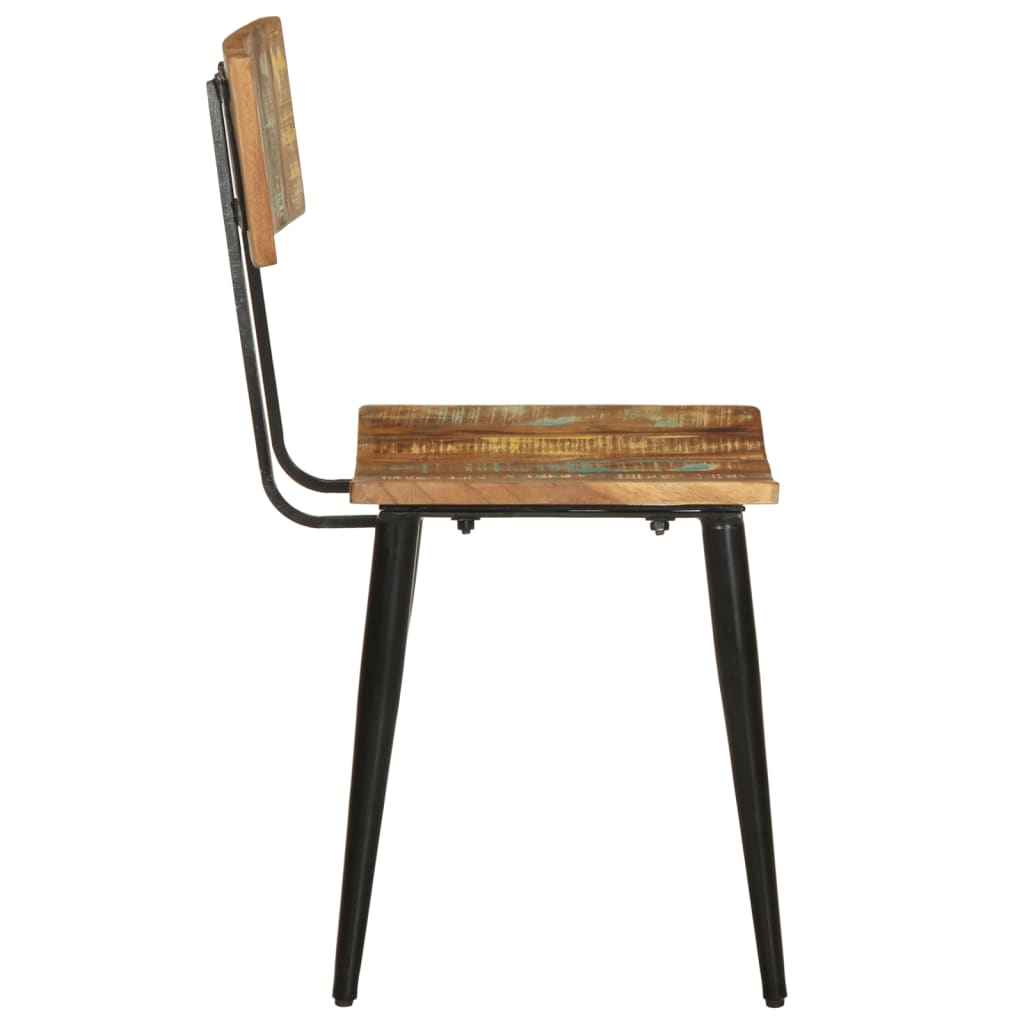 vidaXL Καρέκλες Τραπεζαρίας 2 τεμ. από Μασίφ Ανακυκλωμένο Ξύλο