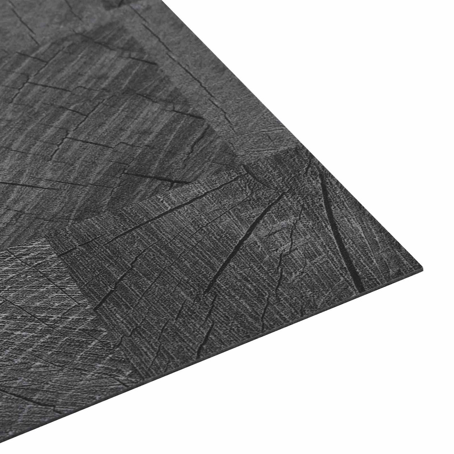 vidaXL Πλάκες Δαπέδου 5,11 τ.μ. 55 pcs PVC Ξύλινη δομή γκρι