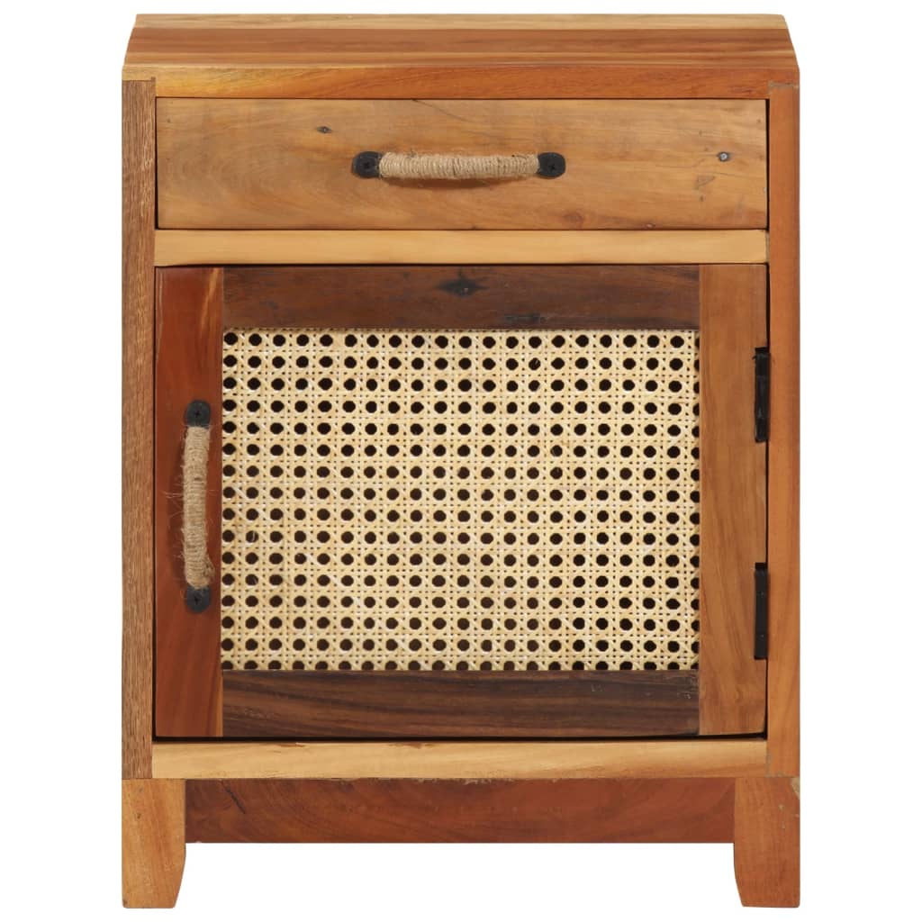 vidaXL Κομοδίνο 40 x 30 x 50 εκ. από Μασίφ Ανακυκλωμένο Ξύλο