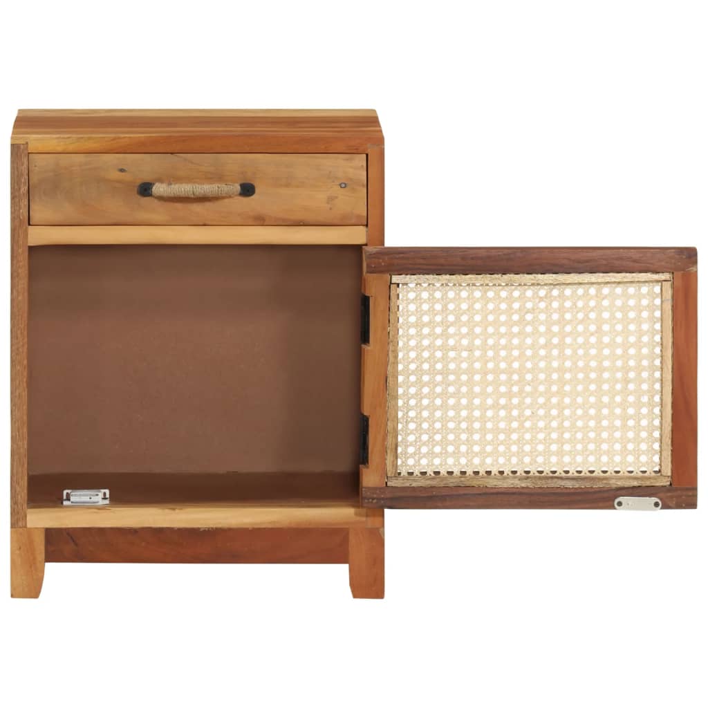 vidaXL Κομοδίνο 40 x 30 x 50 εκ. από Μασίφ Ανακυκλωμένο Ξύλο