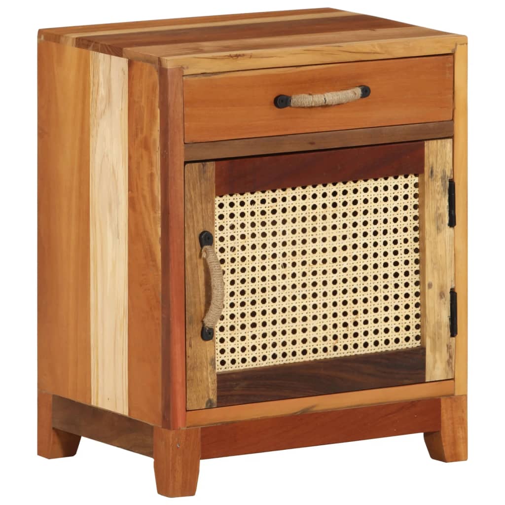 vidaXL Κομοδίνο 40 x 30 x 50 εκ. από Μασίφ Ανακυκλωμένο Ξύλο