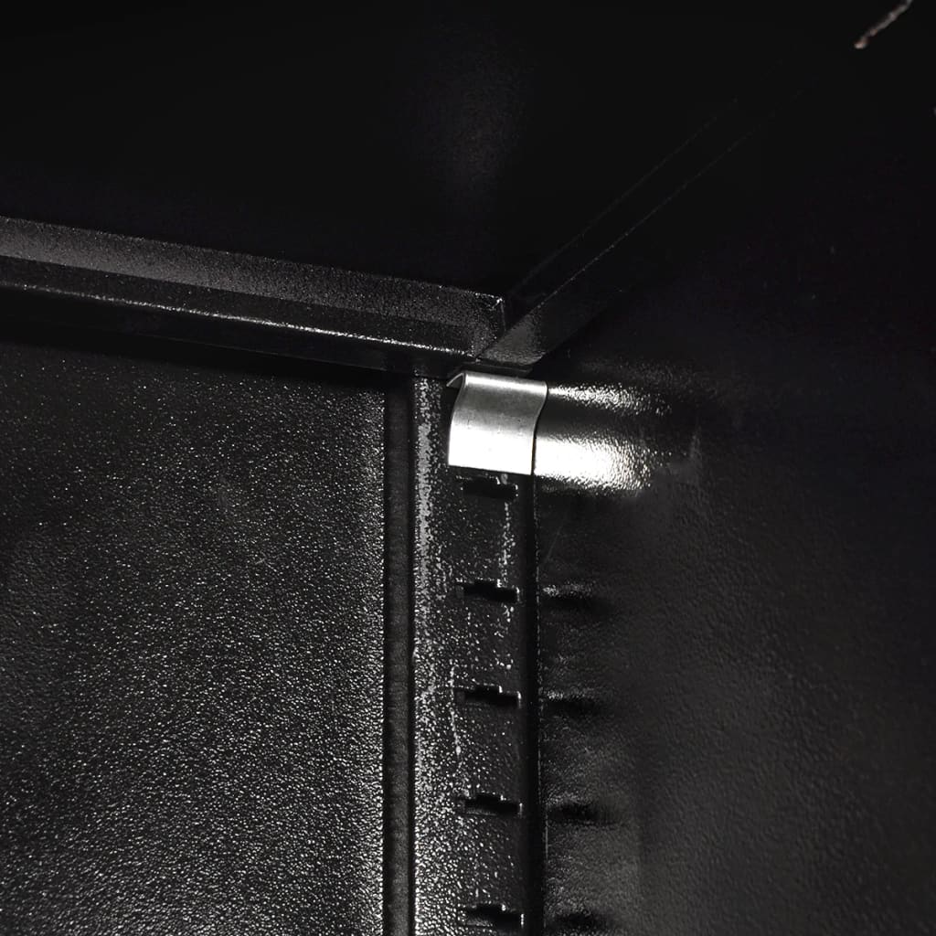 vidaXL Ντουλάπα Εργαλείων με Εργαλ. Μαύρη/Κόκκινη 90x40x180εκ Ατσάλ.