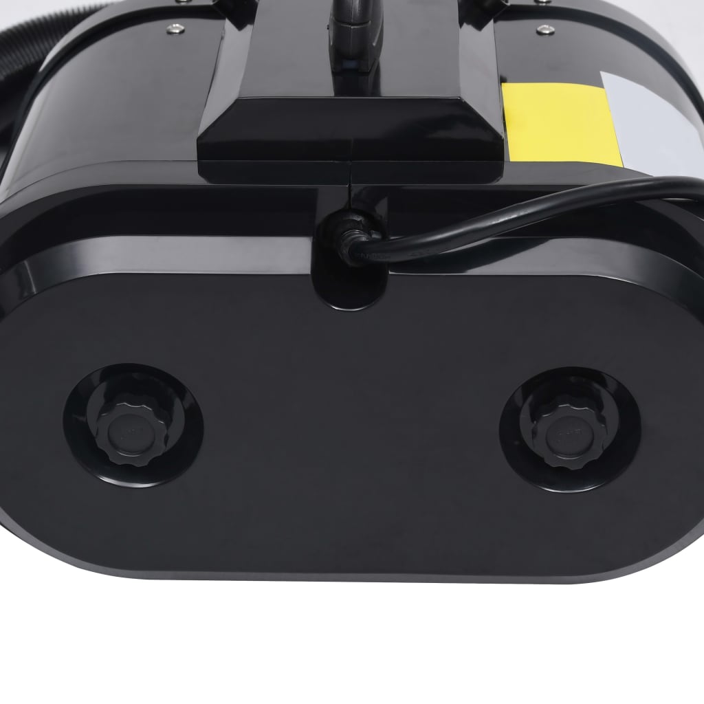 vidaXL Συσκευή Στεγνώματος για Κατοικίδια Μαύρη με Διπλό Μοτέρ