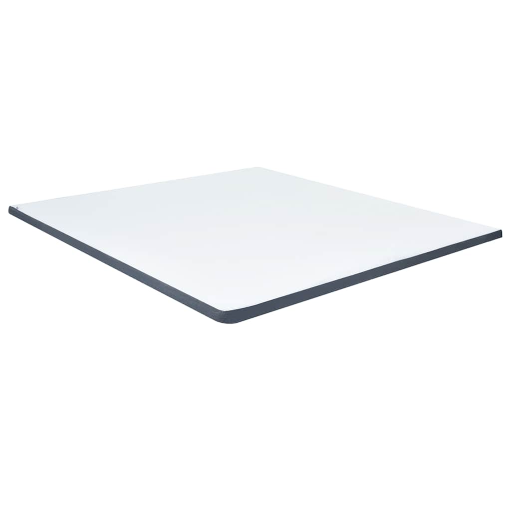 vidaXL Κρεβάτι Boxspring Σκούρο Γκρι 200 x 200 εκ. Υφασμάτινο