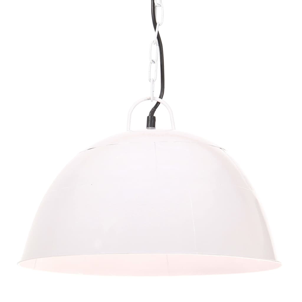 vidaXL Φωτιστικό Κρεμαστό Vintage Στρογγυλό 25 W Λευκό 41 εκ. Ε27