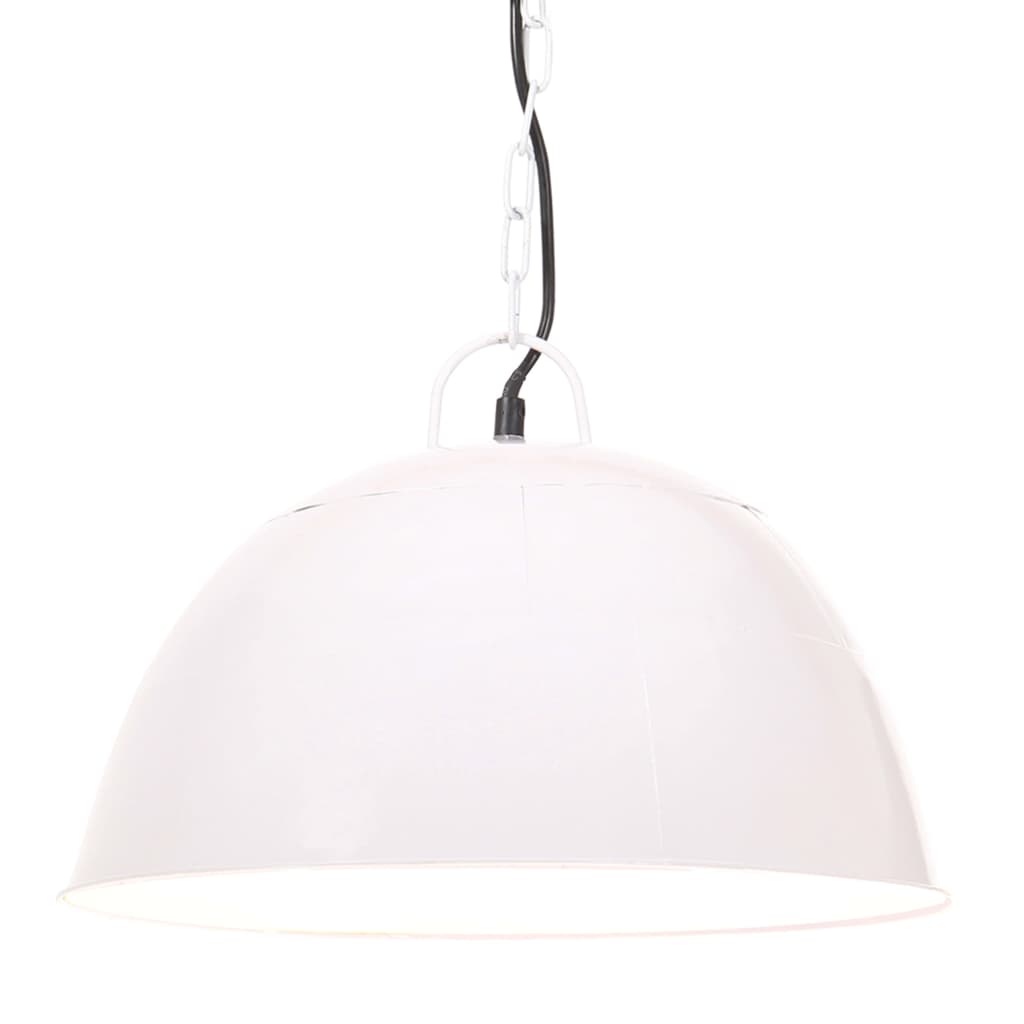 vidaXL Φωτιστικό Κρεμαστό Vintage Στρογγυλό 25 W Λευκό 41 εκ. Ε27
