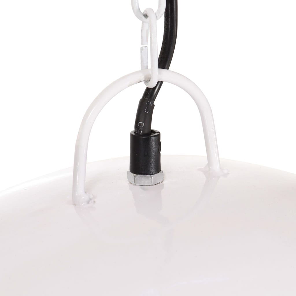 vidaXL Φωτιστικό Κρεμαστό Vintage Στρογγυλό 25 W Λευκό 41 εκ. Ε27