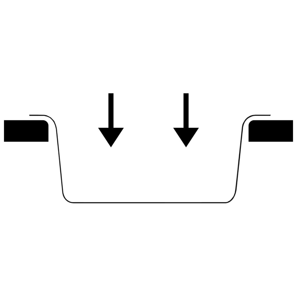 vidaXL Νεροχύτης με Δύο Γούρνες & Οπή Υπερχείλισης Μαύρος Γρανιτένιος
