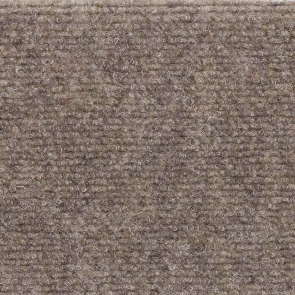 vidaXL Πατάκια Σκάλας Αυτοκόλλητα 15 τεμ Κρεμ 65x21x4 εκ. Βελονιασμένο