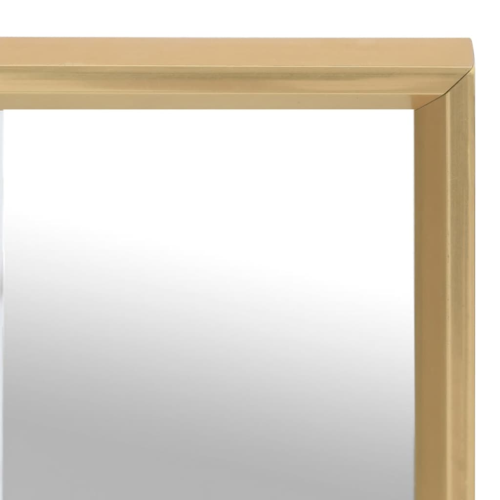 vidaXL Καθρέφτης Χρυσός 80 x 60 εκ.