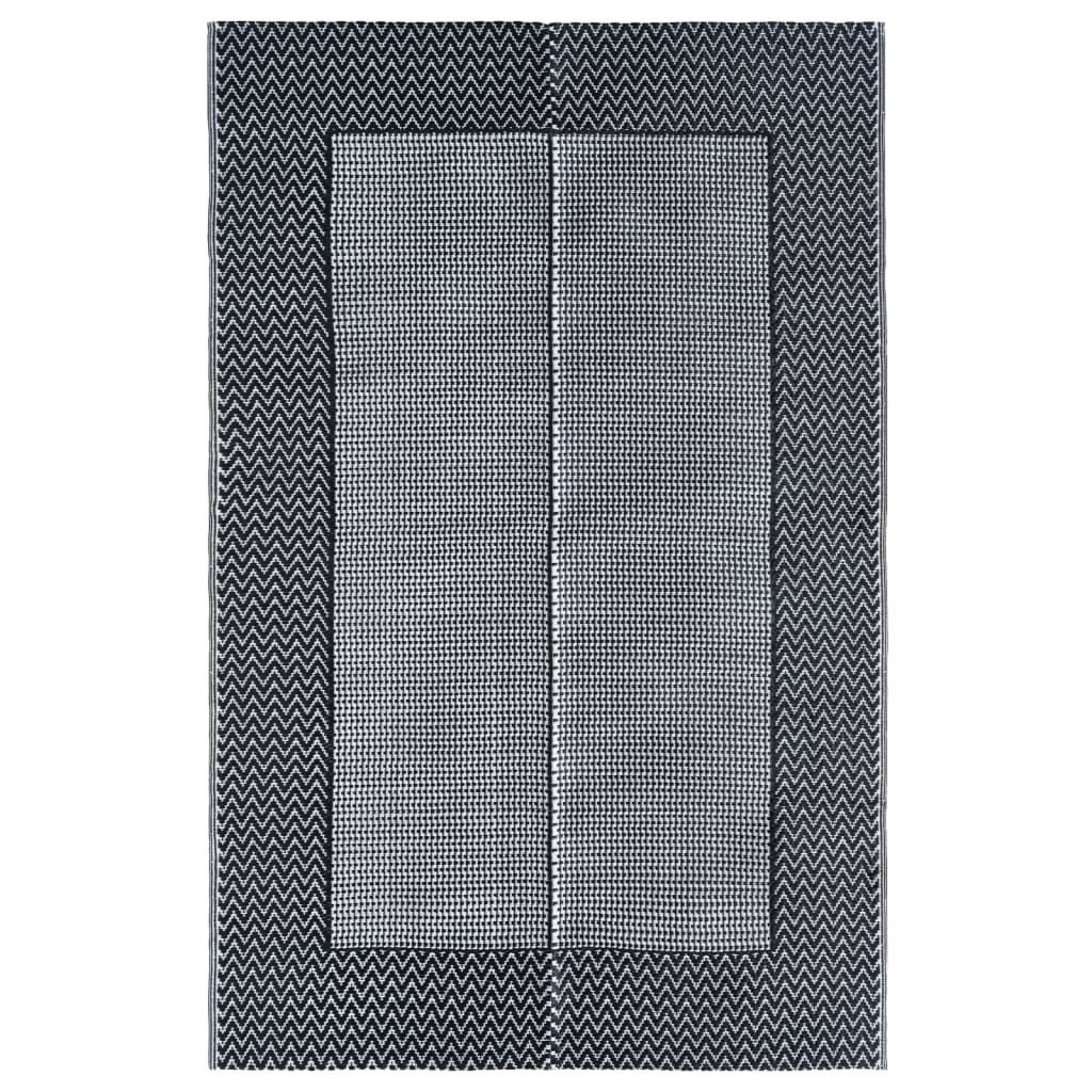 vidaXL Χαλί εξωτερικού χώρου ARAKIL γκρι 120x180 cm PP