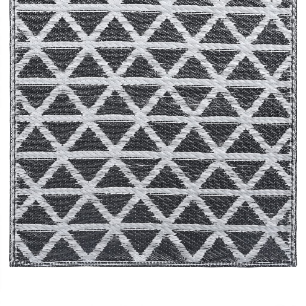 vidaXL Χαλί εξωτερικού χώρου ARAKIL Μαύρο 160x230 cm PP