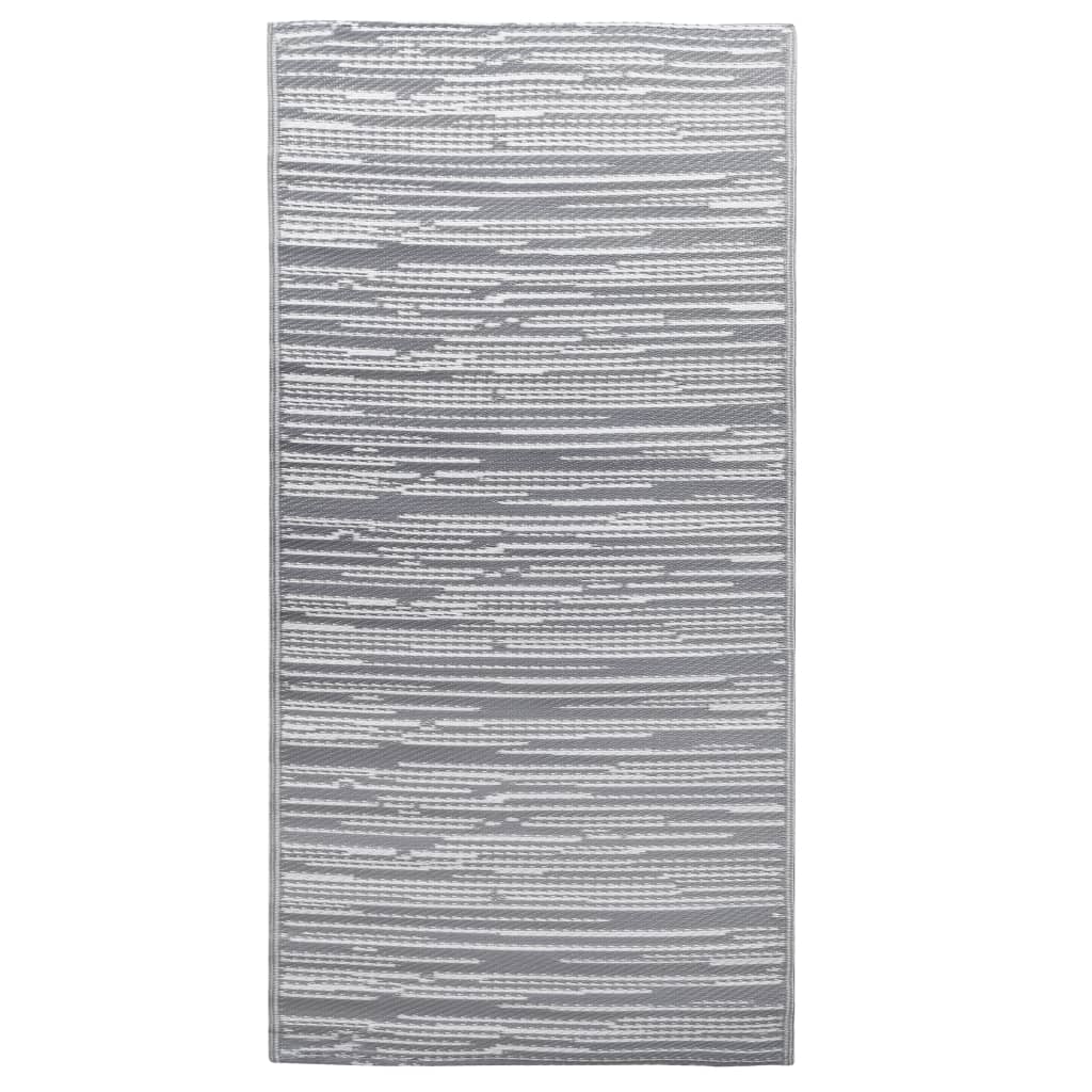 vidaXL Χαλί εξωτερικού χώρου ARAKIL γκρι 190x290 cm PP