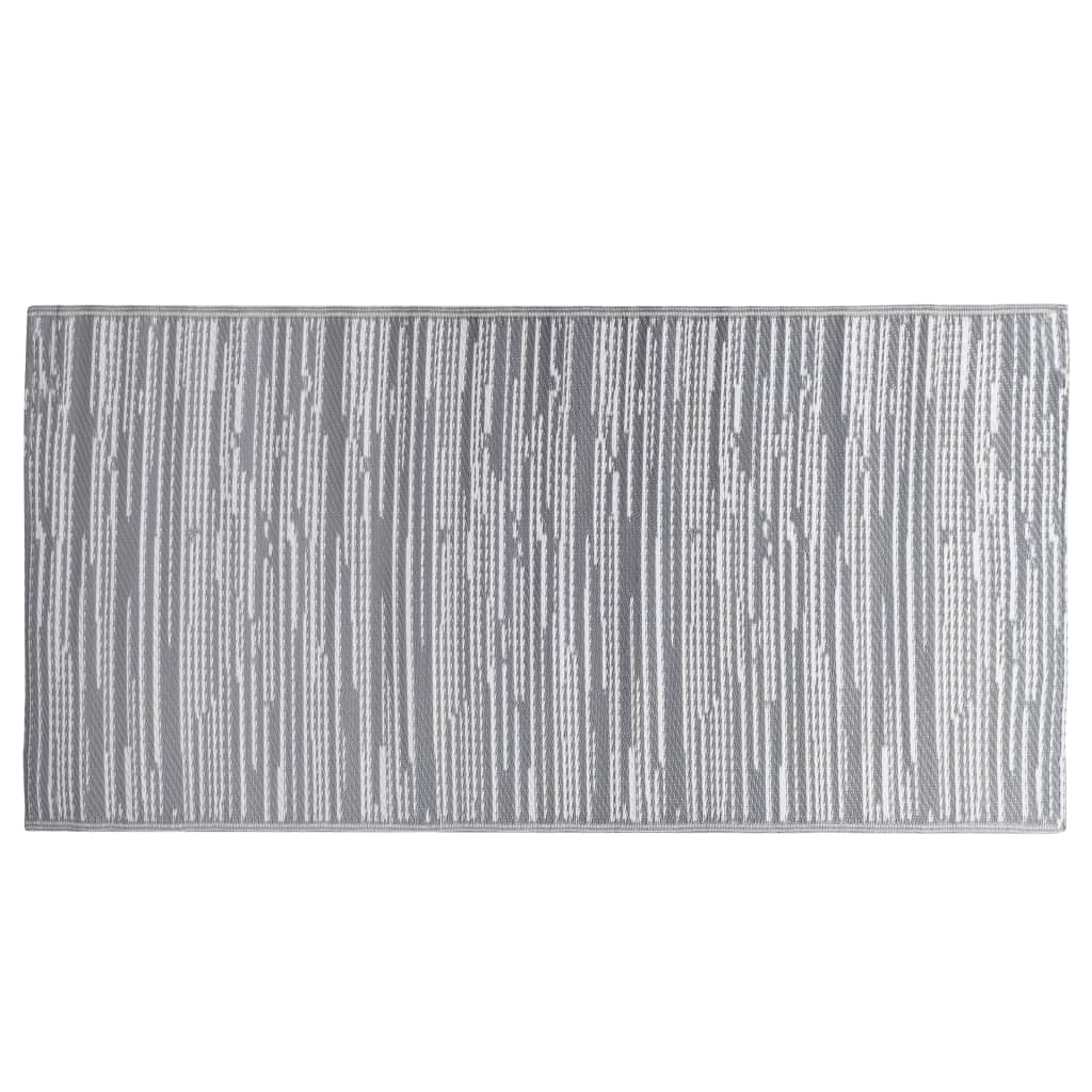 vidaXL Χαλί εξωτερικού χώρου ARAKIL γκρι 190x290 cm PP