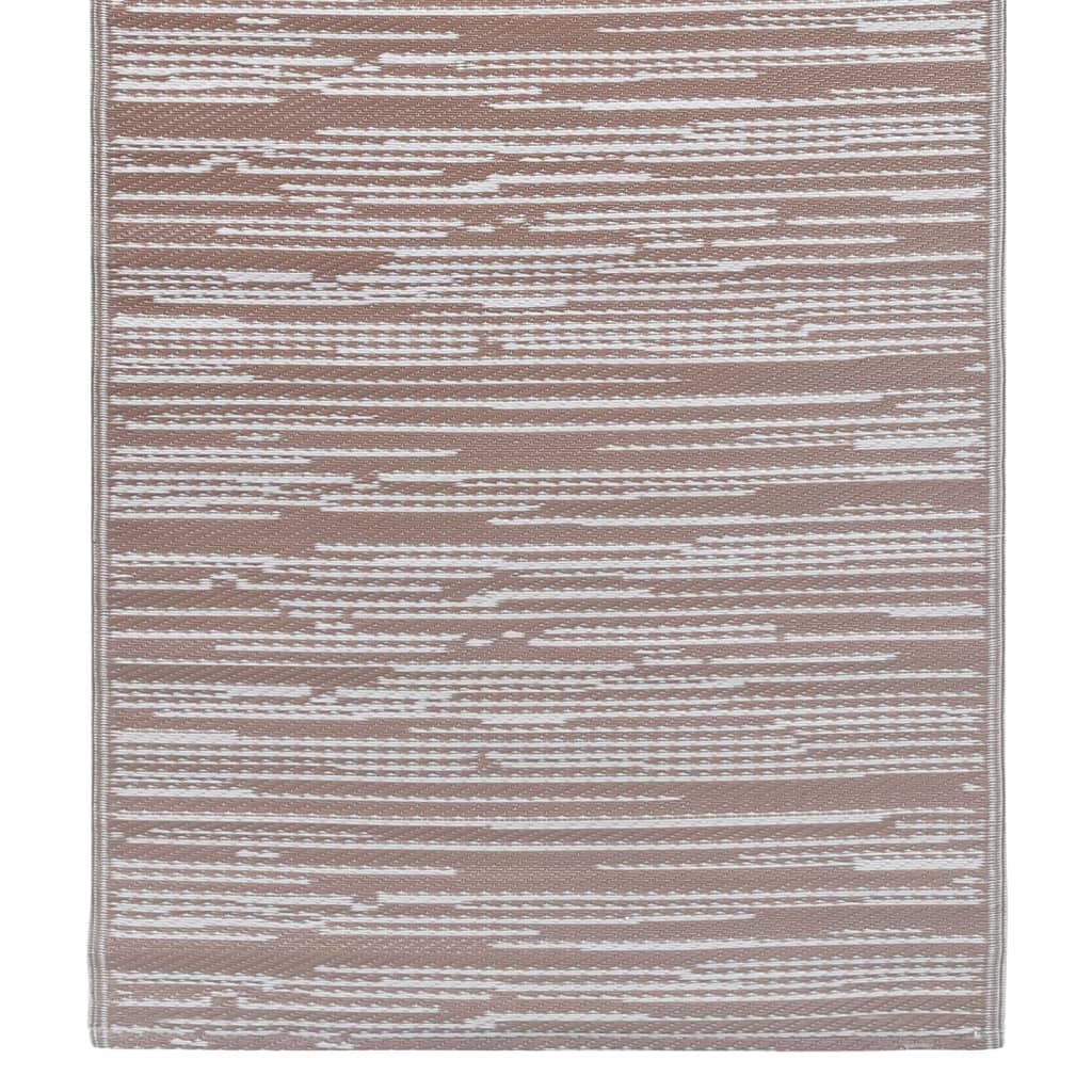 vidaXL Χαλί εξωτερικού χώρου ARAKIL καφέ 80x150 cm PP