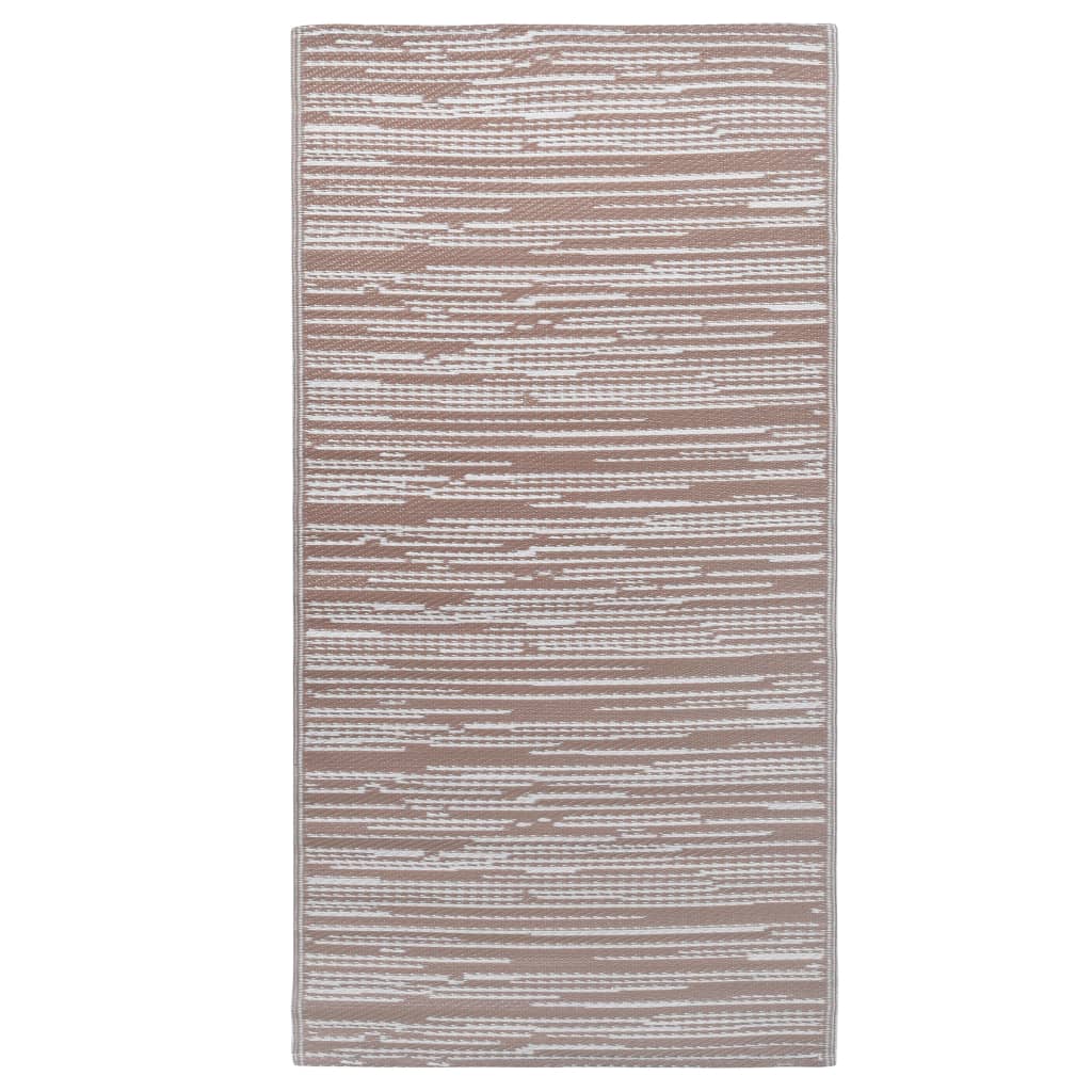 vidaXL Χαλί εξωτερικού χώρου ARAKIL καφέ 160x230 cm PP