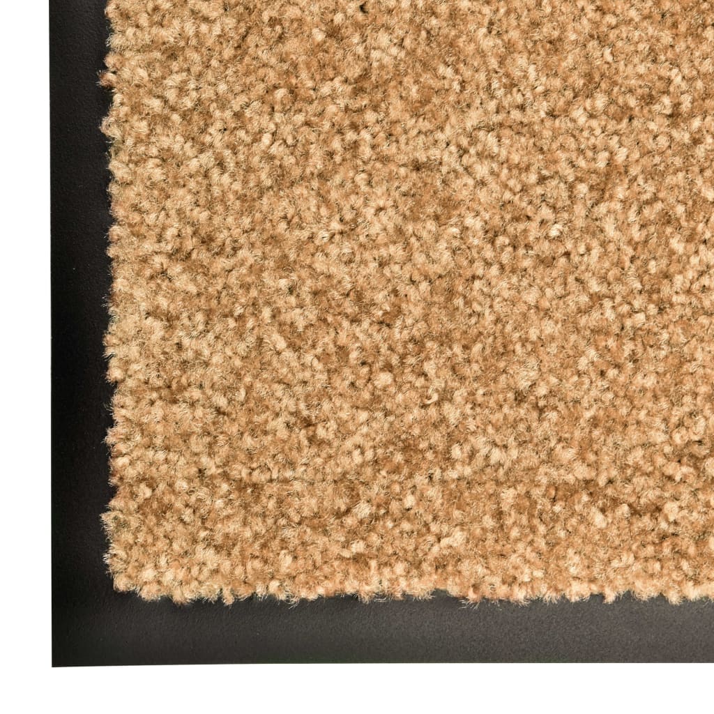 vidaXL Πατάκι Εισόδου Πλενόμενο Κρεμ 60 x 180 εκ.