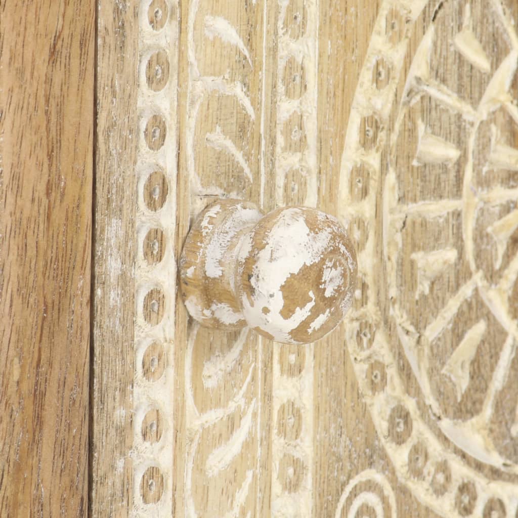 vidaXL Τραπεζάκι Σαλονιού 90 x 50 x 35 εκ. από Μασίφ Ξύλο Μάνγκο