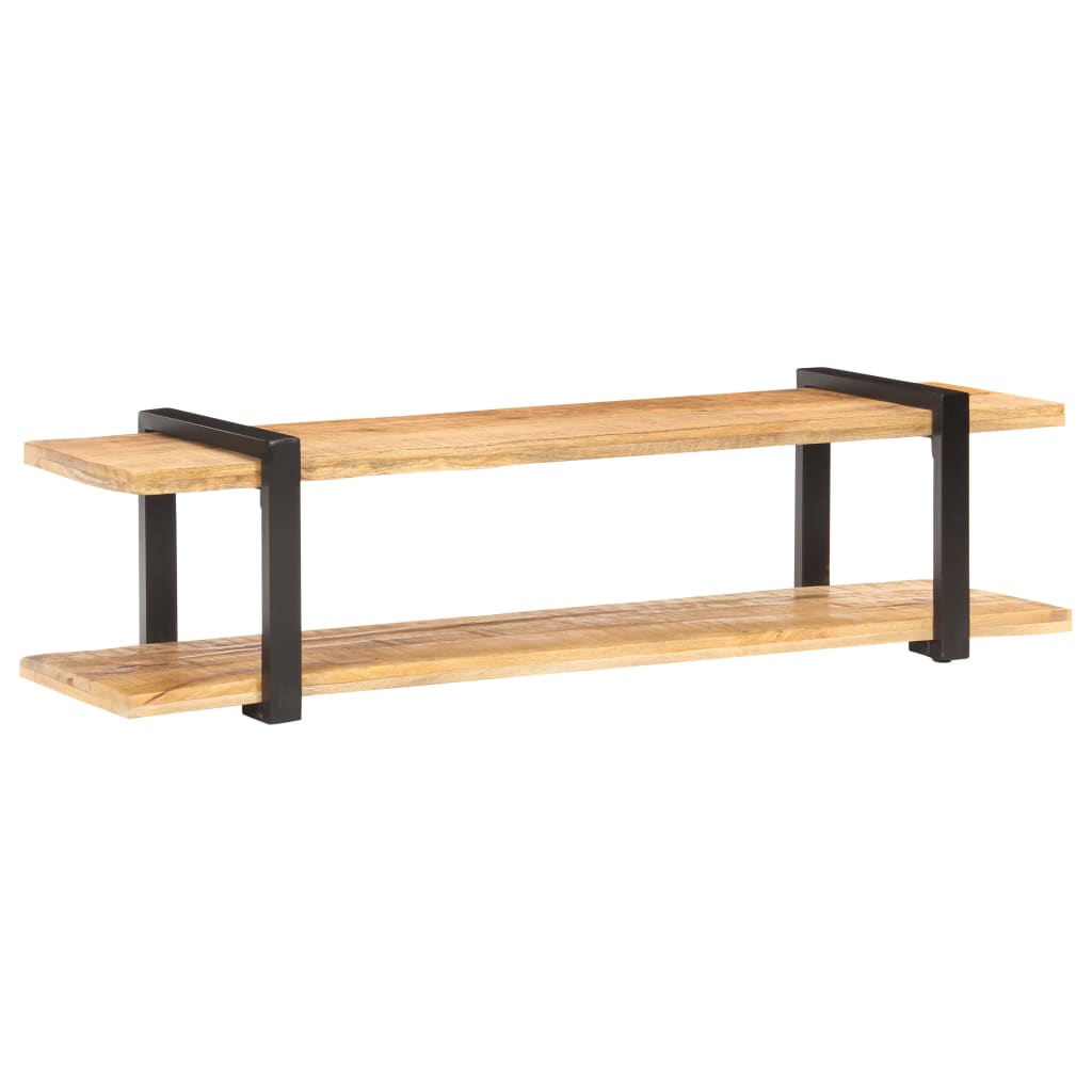 vidaXL Έπιπλο Τηλεόρασης 160x40x40 εκ. Μασίφ Ακατέργαστο Ξύλο Μάνγκο