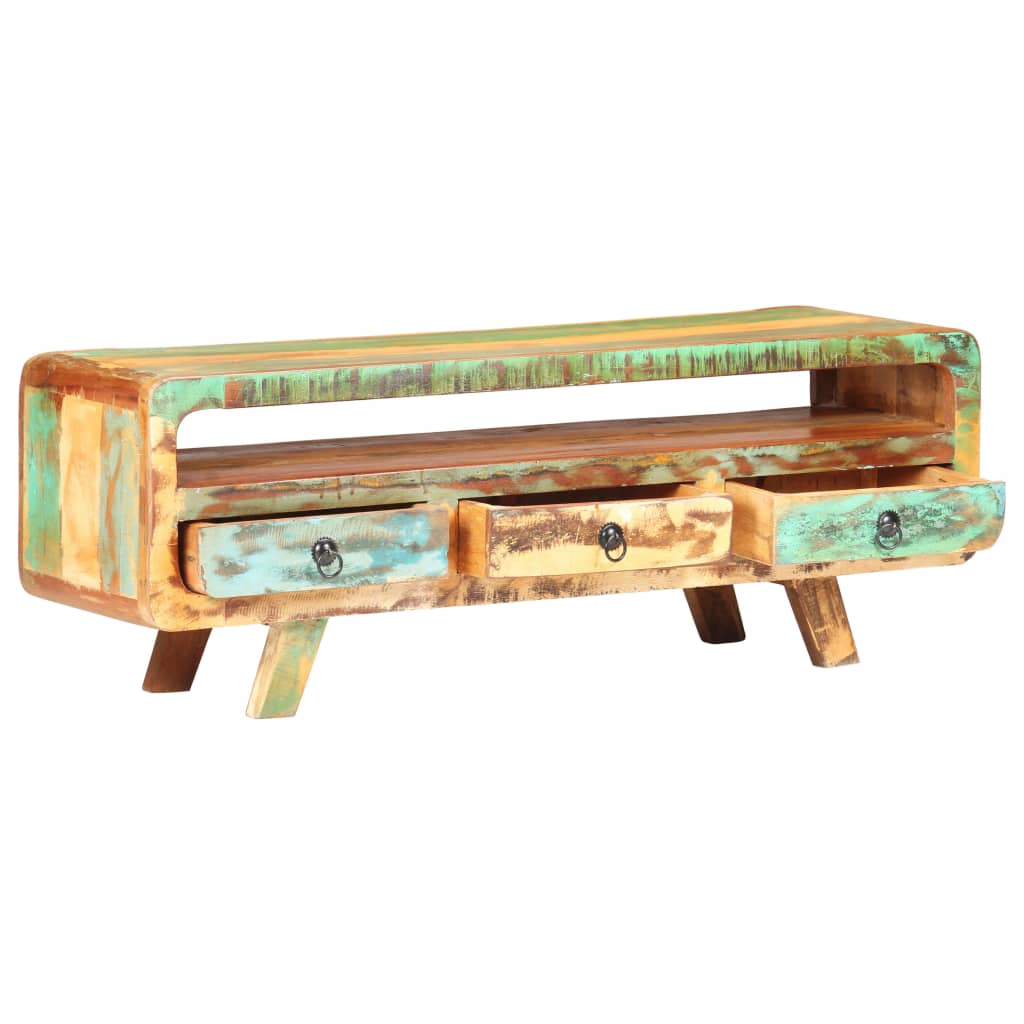 vidaXL Έπιπλο Τηλεόρασης 117 x 30 x 41 εκ. από Μασίφ Ανακυκλωμένο Ξύλο