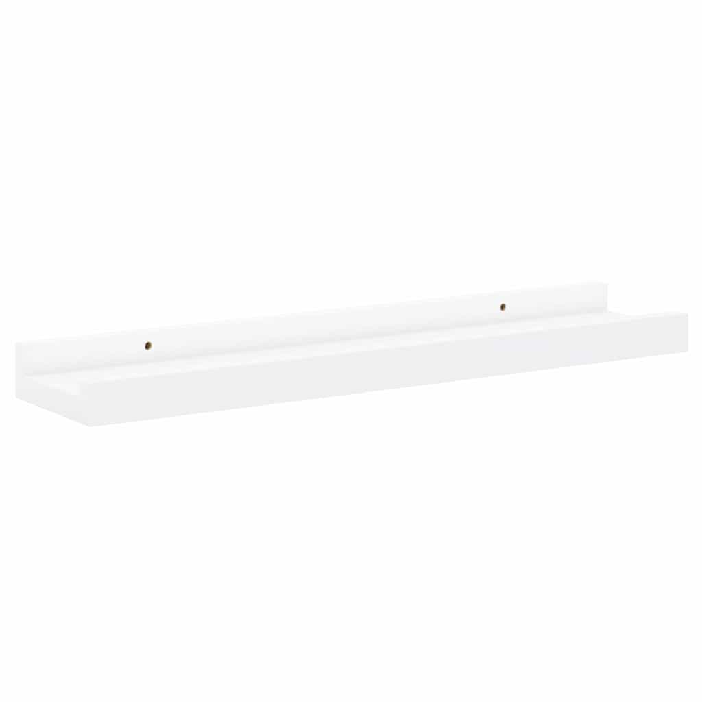 vidaXL Ράφια για Κορνίζες 2 τεμ. Λευκά 40 x 9 x 3 εκ. από MDF