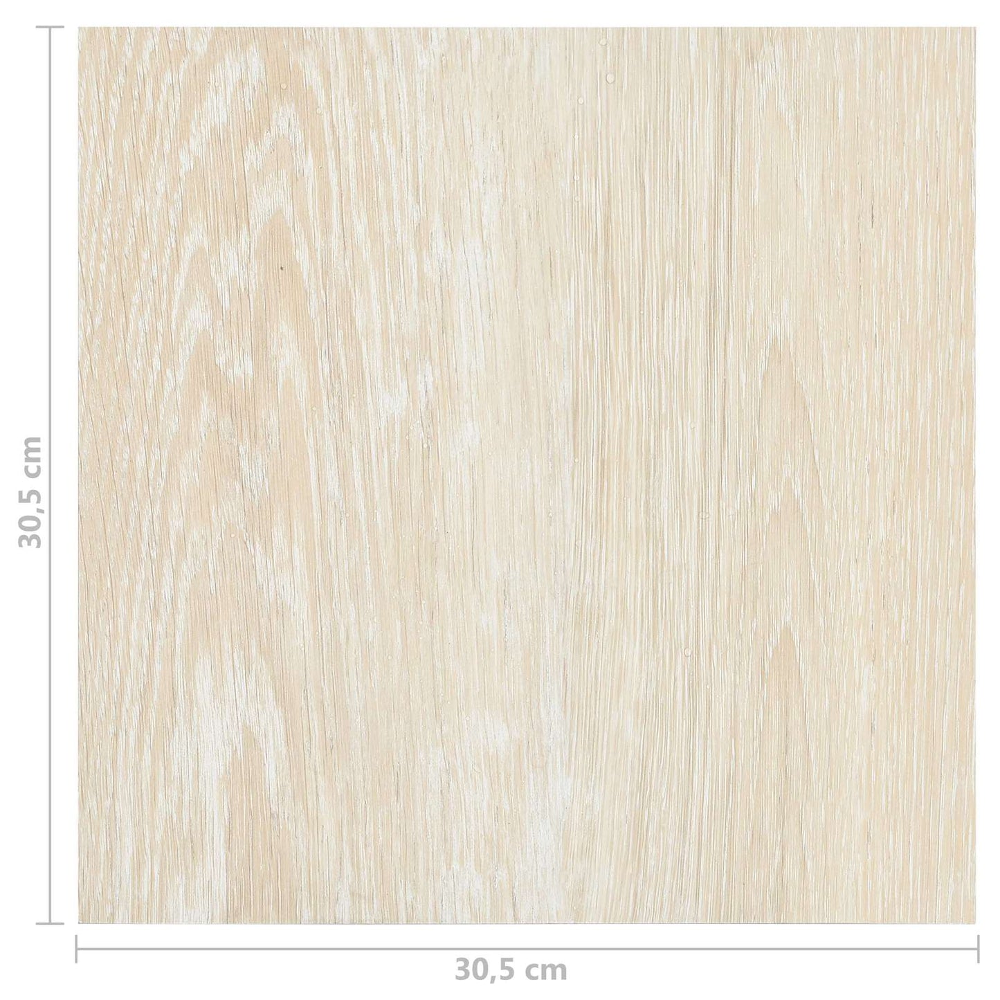 vidaXL Πλάκες Δαπέδου 5,11 τ.μ. 55 pcs PVC Λευκό και Μπεζ