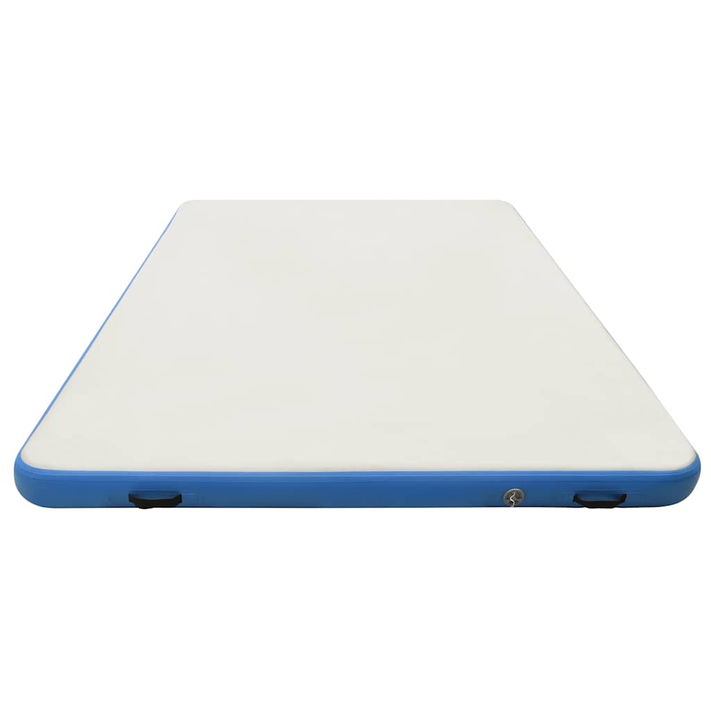 vidaXL Πλατφόρμα Φουσκωτή Πλωτή Μπλε / Λευκή 200 x 150 x 15 εκ.