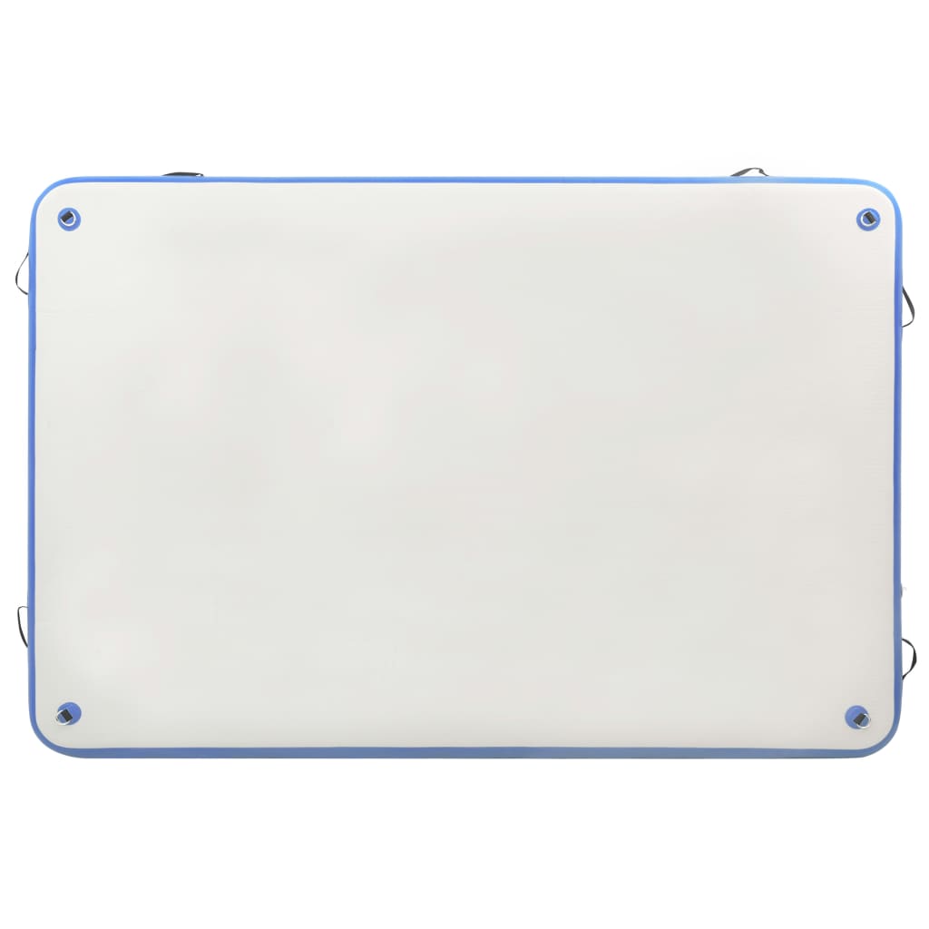 vidaXL Πλατφόρμα Φουσκωτή Πλωτή Μπλε / Λευκή 200 x 150 x 15 εκ.