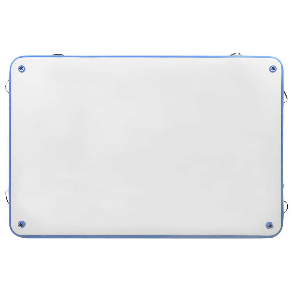 vidaXL Πλατφόρμα Φουσκωτή Πλωτή Μπλε / Λευκή 300 x 150 x 15 εκ.